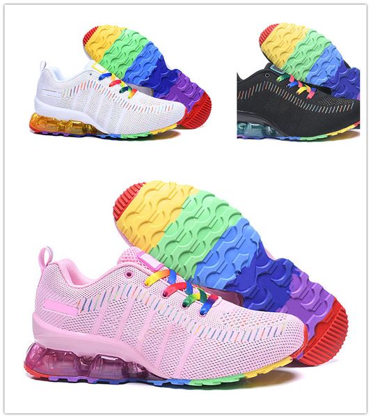 2020 net breathable cushion rainbow women basketball shoes good quality triple black pink white trainer sneakers ladies sports shoes
2020 net breathable cushion rainbow women basketball shoes good quality triple black pink white trainer sneakers ladies sports shoes