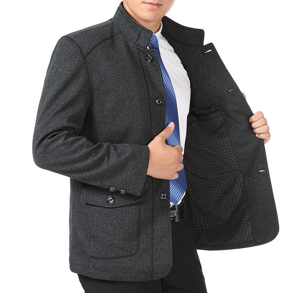 middle-aged jacket men's spring and autumn stand collar casual coat jacket middle-aged men autumn daddy clothes, Black;brown
middle-aged jacket men's spring and autumn stand collar casual coat jacket middle-aged men autumn daddy clothes, Black;brown