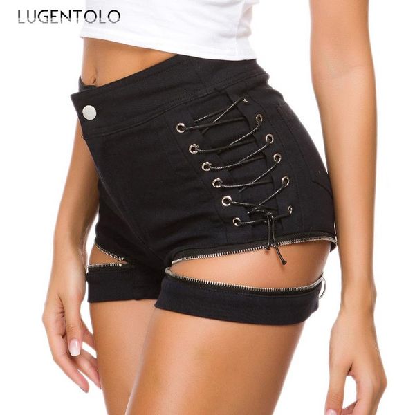 lugentolo women short jeans summer balck high waist fake zippers straight fashion womens shorts, Blue
lugentolo women short jeans summer balck high waist fake zippers straight fashion womens shorts, Blue