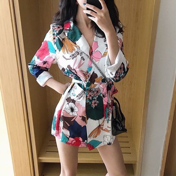 2019 spring new print long section suit jacket woman long blazer women, White;black
2019 spring new print long section suit jacket woman long blazer women, White;black