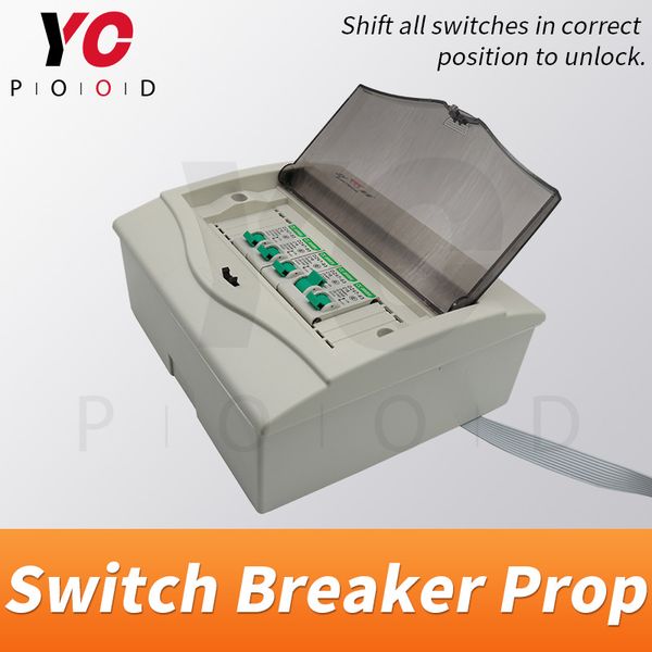 yopood switch breaker prop in real life escape game turn the switches to right position to unlock 
yopood switch breaker prop in real life escape game turn the switches to right position to unlock