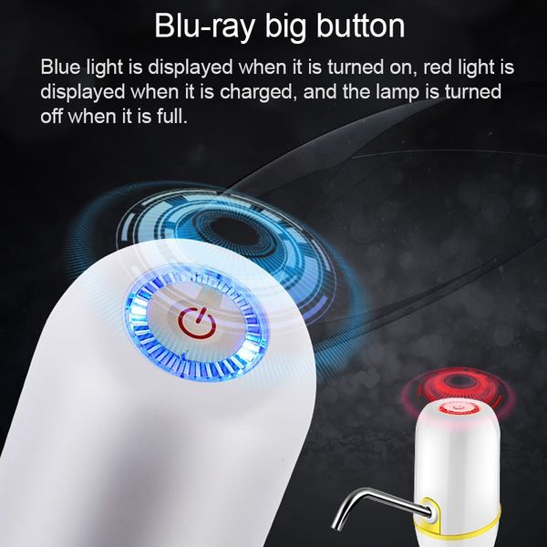 portable touch-tone wireless rechargeable electric dispenser water pump with usb cable / blue light / 304 stainless steel tube other dinnerw
portable touch-tone wireless rechargeable electric dispenser water pump with usb cable / blue light / 304 stainless steel tube other dinnerw