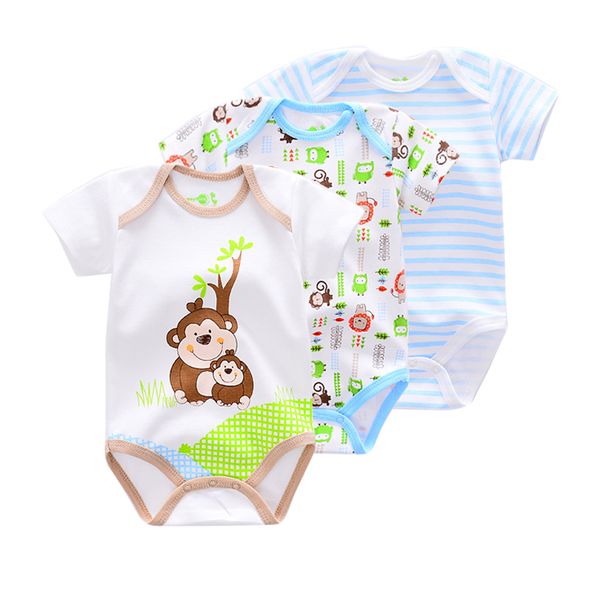 2020 summer baby boys romper short sleeve cotton infant jumpsuit rompers animal style monkey baby newborn clothes 3 pieces/lot, Blue
2020 summer baby boys romper short sleeve cotton infant jumpsuit rompers animal style monkey baby newborn clothes 3 pieces/lot, Blue