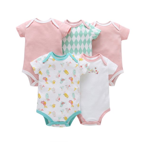 short sleeve o-neck baby bodysuit 2019 newborn bodysuits fashion summer boy girl clothes 5pcs/set infant body suit cotton, White
short sleeve o-neck baby bodysuit 2019 newborn bodysuits fashion summer boy girl clothes 5pcs/set infant body suit cotton, White