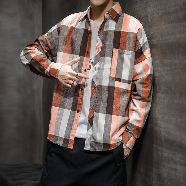 mens plaid long sleeve shirt designer mens luxury loose lapel stripe shirt classic versatile shirt for men leisure coat leisure overshirt, White;black
mens plaid long sleeve shirt designer mens luxury loose lapel stripe shirt classic versatile shirt for men leisure coat leisure overshirt, White;black