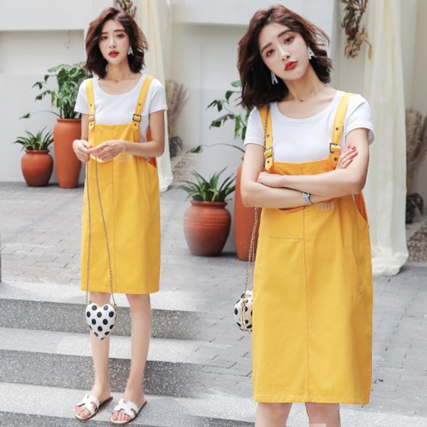two piece dress casual women 2 sets clothing with skirts denim outfits yellow women's summer suit korean clothes ensemble femme, White
two piece dress casual women 2 sets clothing with skirts denim outfits yellow women's summer suit korean clothes ensemble femme, White