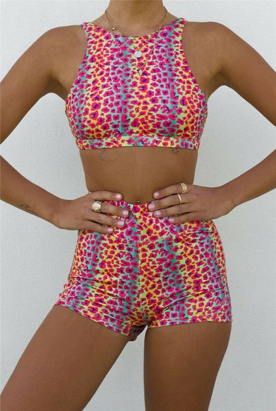 fitness clothes set women ladies suit leopard solid blue 2pcs summer sleeveless o-neck crop shorts two piece, White
fitness clothes set women ladies suit leopard solid blue 2pcs summer sleeveless o-neck crop shorts two piece, White