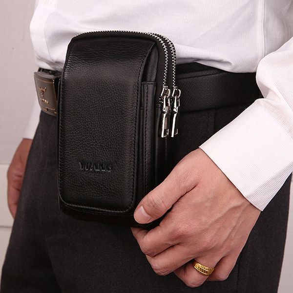 men genuine leather small waist pack wear leather belt multi-functional large capacity mobile phone bag full-grain casua
men genuine leather small waist pack wear leather belt multi-functional large capacity mobile phone bag full-grain casua