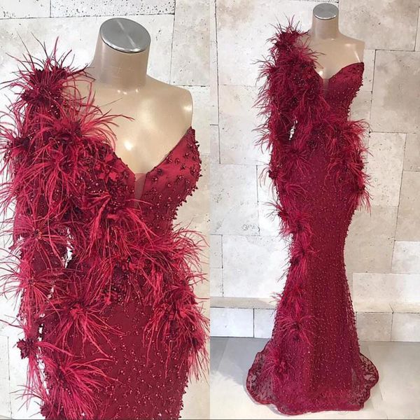 одно плечо платья длины burgundy русалка пром платье кружевного beads 3d цветочная аппликация возлюбленной роскошь перо пола вечернего плать, Black
одно плечо платья длины burgundy русалка пром платье кружевного beads 3d цветочная аппликация возлюбленной роскошь перо пола вечернего плать, Black