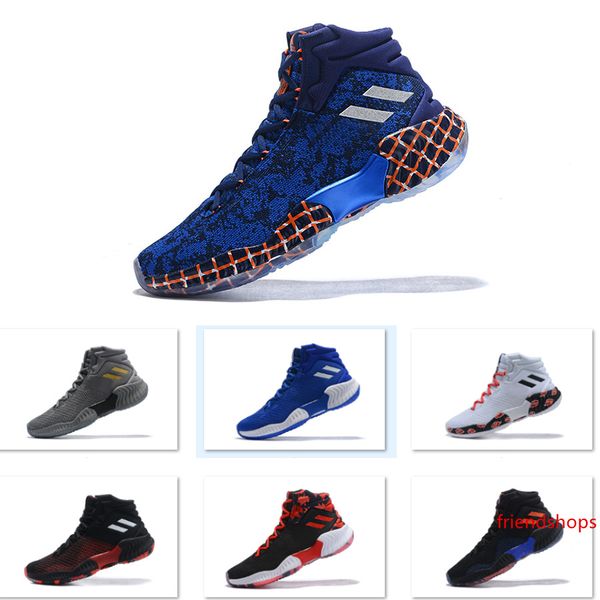 2019 pro bounce high donovan mitchell basketball shoes men sports training original designer sneakers size 40-46
2019 pro bounce high donovan mitchell basketball shoes men sports training original designer sneakers size 40-46