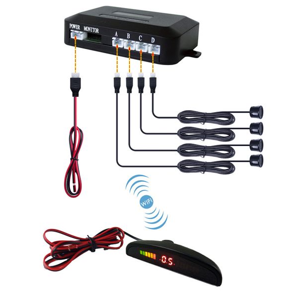 wireless 4 exploration bibi reversing radar crescent wireless rearview reversing radar car buzzer
wireless 4 exploration bibi reversing radar crescent wireless rearview reversing radar car buzzer