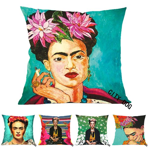 18" square home decor cushion cover pillow magdalena carmen frieda kahlo and calderon cotton linen decoration pillowcase cases
18" square home decor cushion cover pillow magdalena carmen frieda kahlo and calderon cotton linen decoration pillowcase cases