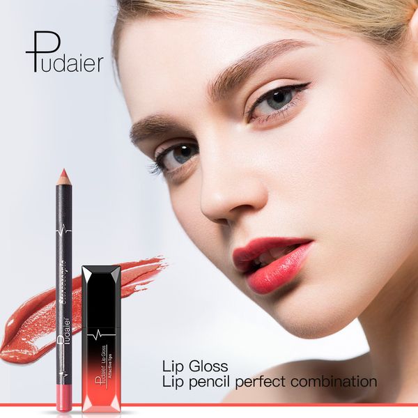 pudaier matte lip gloss makeup cosmetics waterproof matte lipgloss + lip liner pencil long lasting matte batom lip makeup kit
pudaier matte lip gloss makeup cosmetics waterproof matte lipgloss + lip liner pencil long lasting matte batom lip makeup kit