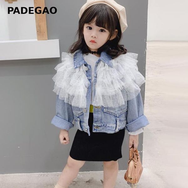 girls jackets coat mesh lace patchwork denim kids jackets for girls color matching fashion denim girl coats kids spring coats, Blue;gray
girls jackets coat mesh lace patchwork denim kids jackets for girls color matching fashion denim girl coats kids spring coats, Blue;gray