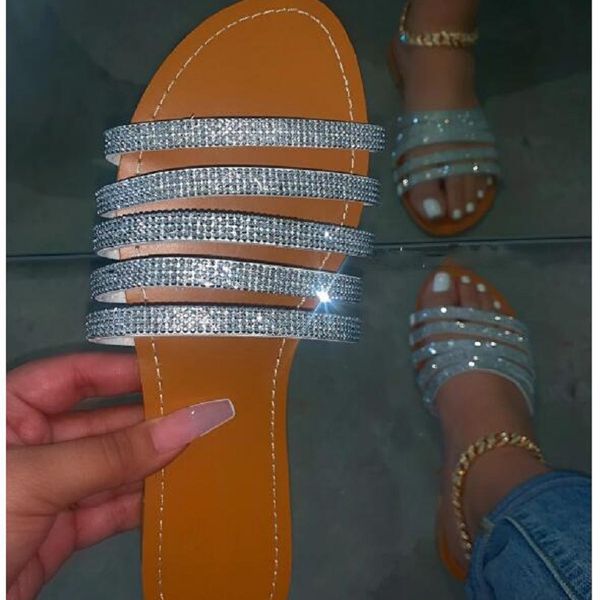summer women flat slippers open toe sandals beach ladies shoes crystal female slides gold silver roman flip flops, Black
summer women flat slippers open toe sandals beach ladies shoes crystal female slides gold silver roman flip flops, Black