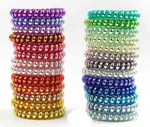 25pcs 25 цветов 6.5cm высокое качество телефонный провод шнура gum волос tie девушки упругие волос кольцо диапазона rope металлический брасл, Slivery;white
25pcs 25 цветов 6.5cm высокое качество телефонный провод шнура gum волос tie девушки упругие волос кольцо диапазона rope металлический брасл, Slivery;white