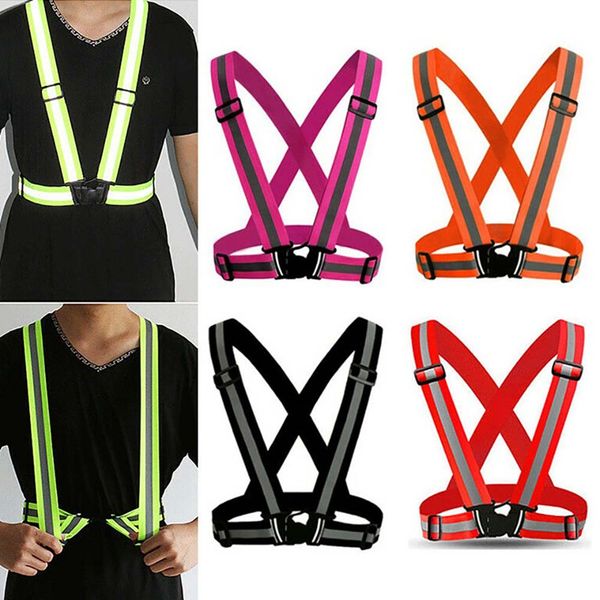 adjustable safety security high visibility reflective vest gear stripes jacket night running wholesale
adjustable safety security high visibility reflective vest gear stripes jacket night running wholesale