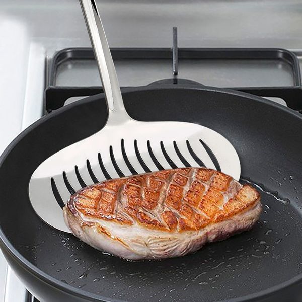 stainless steel slotted spatula extra wide kitchen turner fish grilled cheese frying pancake spatula
stainless steel slotted spatula extra wide kitchen turner fish grilled cheese frying pancake spatula
