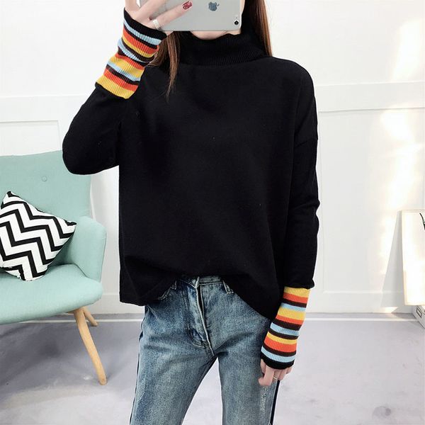 designer sweater women sweaters woman knitted striped pullover sweater fashion pull cotton elegant knitwear 2019 pull femme, White;black
designer sweater women sweaters woman knitted striped pullover sweater fashion pull cotton elegant knitwear 2019 pull femme, White;black