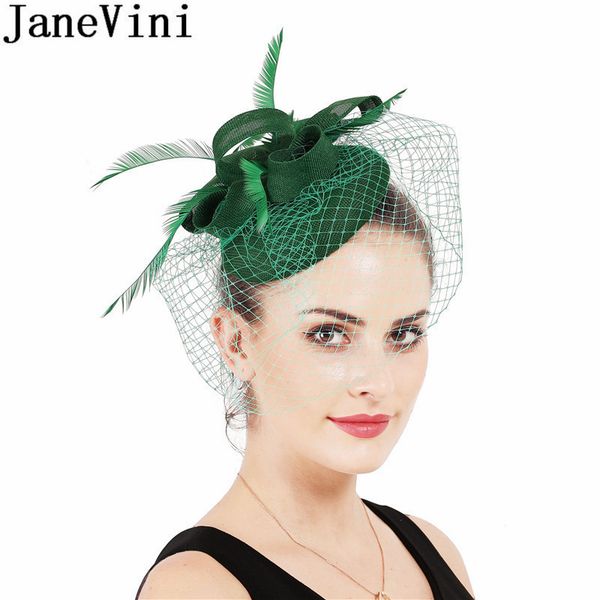 janevini black red green feathers wedding hats fascinators church bridal hat with birdcage net face veil party cocktail hairwear
janevini black red green feathers wedding hats fascinators church bridal hat with birdcage net face veil party cocktail hairwear