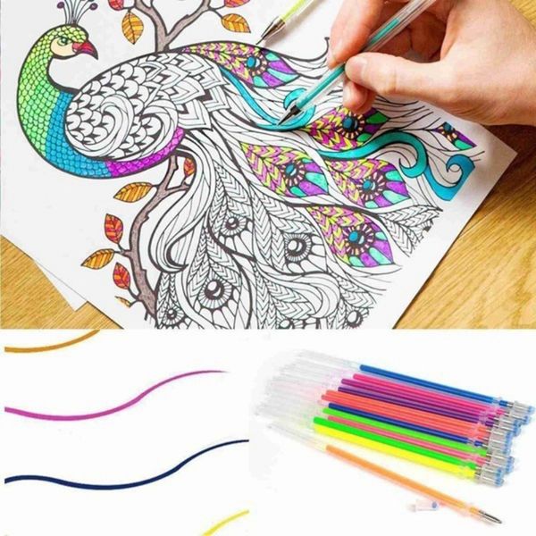 24/48pcs colors gel pencils multi colored core bag set paintings colored gel ink pen refills diy decorations for kids school
24/48pcs colors gel pencils multi colored core bag set paintings colored gel ink pen refills diy decorations for kids school