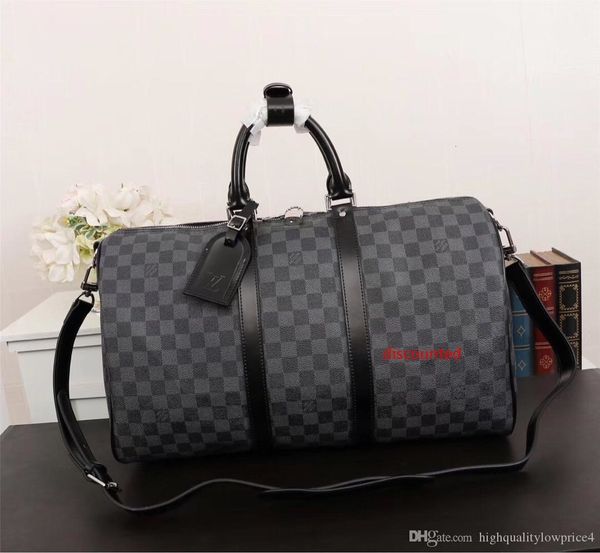 classic brown letter canvas leather men duffel bag fashion style big size women handbag n41413
classic brown letter canvas leather men duffel bag fashion style big size women handbag n41413