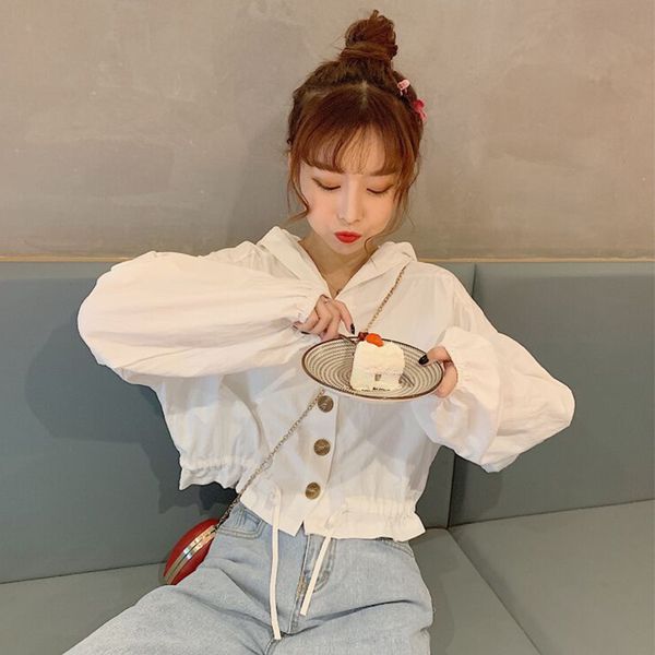 spring and autumn style full sweet button women's clothing korean ladies ladies fashion brand jackets camisetas mujer, Black;brown
spring and autumn style full sweet button women's clothing korean ladies ladies fashion brand jackets camisetas mujer, Black;brown