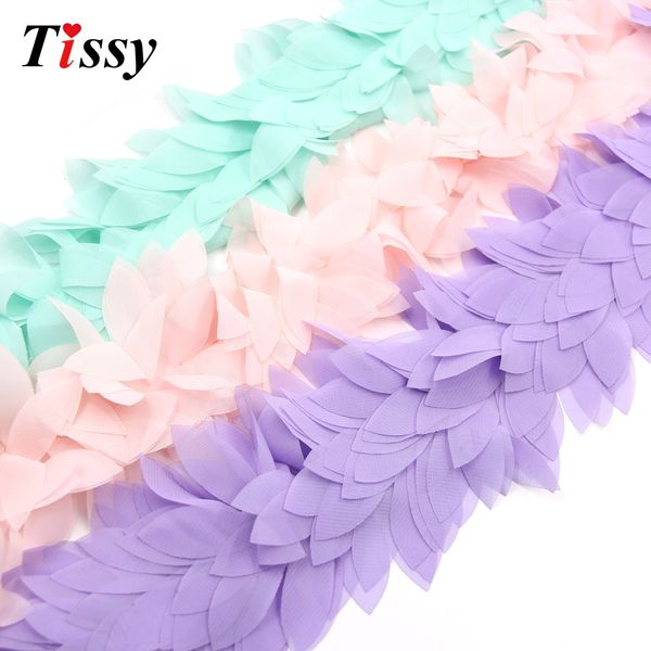 1yard lace flower chiffon flowers leaves trim lace fabric ribbon diy sewing accessories&home wedding party decoration, Pink;blue
1yard lace flower chiffon flowers leaves trim lace fabric ribbon diy sewing accessories&home wedding party decoration, Pink;blue