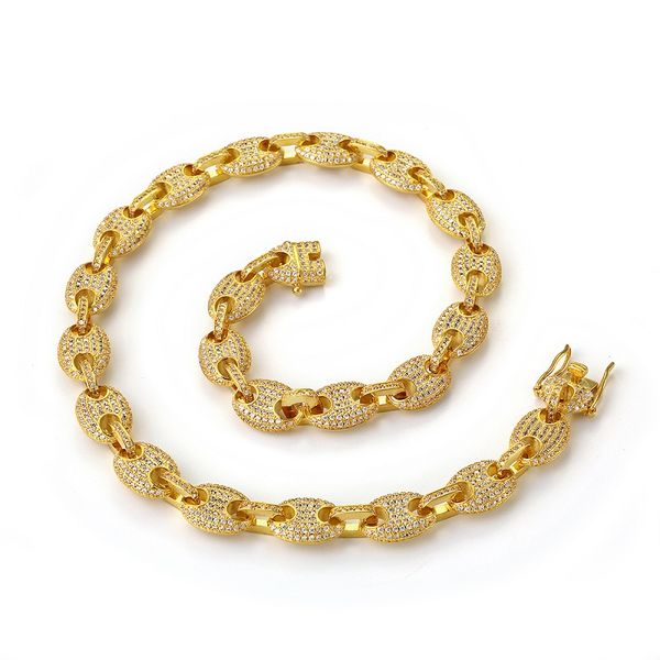 usenset 12mm coffee bean link zircon necklace hip hop fashion punk choker chain bling bling charms jewelry 18-24inches, Silver
usenset 12mm coffee bean link zircon necklace hip hop fashion punk choker chain bling bling charms jewelry 18-24inches, Silver