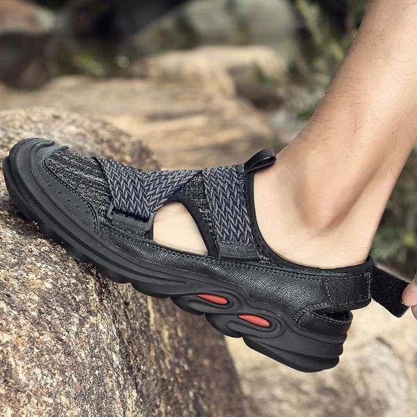 ens sandles classic men's sandals comfortable summer shoes for men genuine leather sandal big size outdoor man roman sandals, Black
ens sandles classic men's sandals comfortable summer shoes for men genuine leather sandal big size outdoor man roman sandals, Black