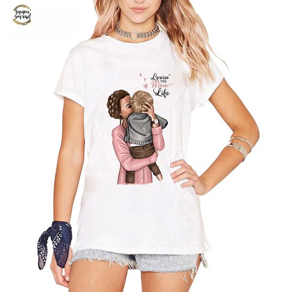 2019 lovin the mom life cute female t shirt mama summer girl korean fashion clothing streetwear women vogue t shirts, White
2019 lovin the mom life cute female t shirt mama summer girl korean fashion clothing streetwear women vogue t shirts, White