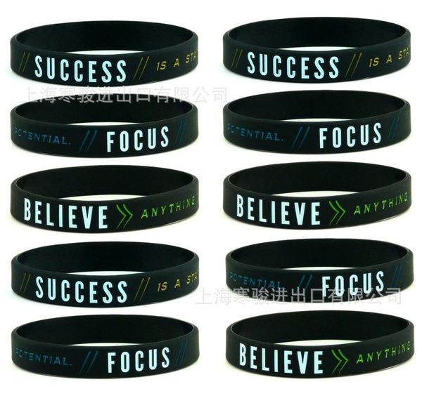 2019 success focus& believe motivational silicone sports bracelets & bangles gift fluorescent rubber fitness wristband bracelet, Golden;silver
2019 success focus& believe motivational silicone sports bracelets & bangles gift fluorescent rubber fitness wristband bracelet, Golden;silver