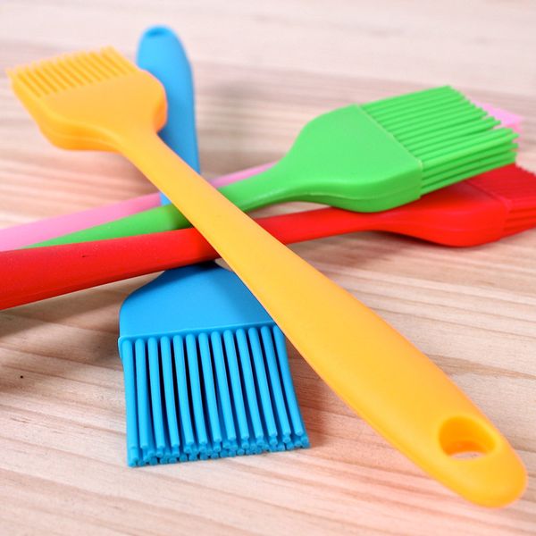 silicone oil brushes for cake bread butter multicolor basting pastry brush baking tools kitchen safety bbq brush 21x3cm
silicone oil brushes for cake bread butter multicolor basting pastry brush baking tools kitchen safety bbq brush 21x3cm