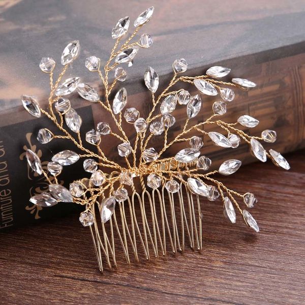 forseven bridal hair pins women crystal pearl hair combs vintage style gold/silver color wedding hair jewelry accessories, White;golden
forseven bridal hair pins women crystal pearl hair combs vintage style gold/silver color wedding hair jewelry accessories, White;golden