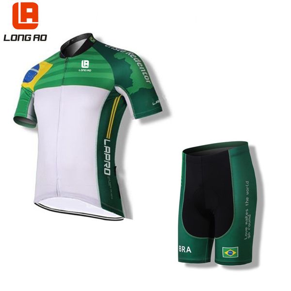 long ao sports clothes brazil style cycling sets short sleeve cycling jerseys breathable bike jersey quick dry clothes, Black;blue
long ao sports clothes brazil style cycling sets short sleeve cycling jerseys breathable bike jersey quick dry clothes, Black;blue