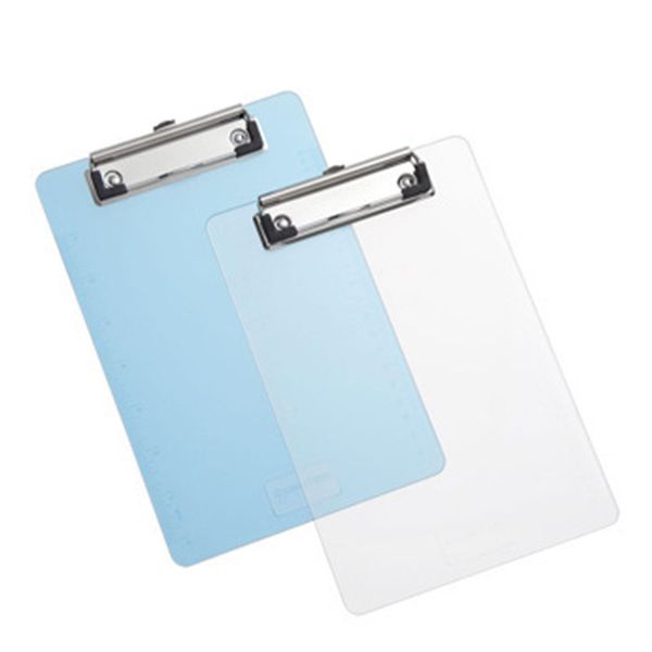 A7001 Economical Transparent Flat Clip A5 Folder Back Pad Word Clip Folder Menu Clip