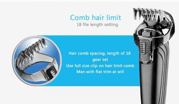 new cortapelos kemei 5 in 1 rechargeable hair trimmer hair clipper shaver cordless adjustable hair cutting machine km-1832
new cortapelos kemei 5 in 1 rechargeable hair trimmer hair clipper shaver cordless adjustable hair cutting machine km-1832