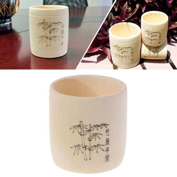 

new 2018 bamboo wooden drinking cup coffee mug breakfast beer milk wine glass water cups