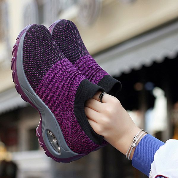 women sneakers platform shoes casual breathable wedge sneakers deportivas mujer black trainers knitting shoes tenis feminino
women sneakers platform shoes casual breathable wedge sneakers deportivas mujer black trainers knitting shoes tenis feminino
