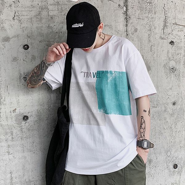 selling product in 2020 summer new men's short-sleeved t-shirt trend loose half-sleeved cotton oversized graphic t shirts, White;black
selling product in 2020 summer new men's short-sleeved t-shirt trend loose half-sleeved cotton oversized graphic t shirts, White;black