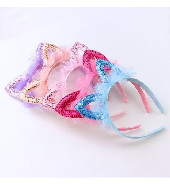 kids sequins mesh cat animal ear cosplay hairband for wedding hair accessories headband headwear for party performance supplies, Slivery;white
kids sequins mesh cat animal ear cosplay hairband for wedding hair accessories headband headwear for party performance supplies, Slivery;white