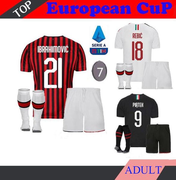 19 20 iz ibrahimovic 21 ac milan soccer jersey 2019 2020 piatek 120th football shirt paqueta bennacer kit men sets uniform camisa, Black;yellow
19 20 iz ibrahimovic 21 ac milan soccer jersey 2019 2020 piatek 120th football shirt paqueta bennacer kit men sets uniform camisa, Black;yellow