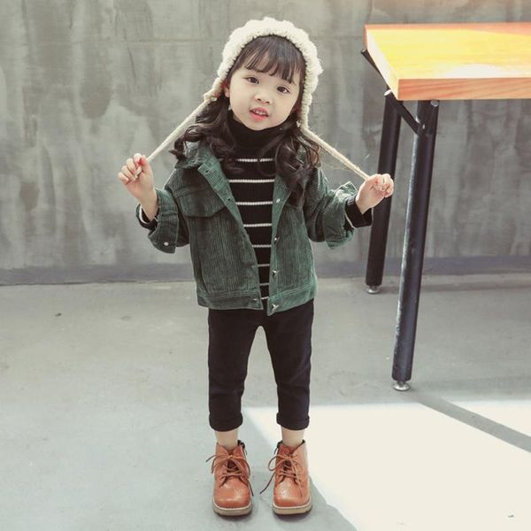 corduroy girls single layer jacket autumn and winter wear children's winter warm clothes casual compact cute clothes, Blue;gray
corduroy girls single layer jacket autumn and winter wear children's winter warm clothes casual compact cute clothes, Blue;gray