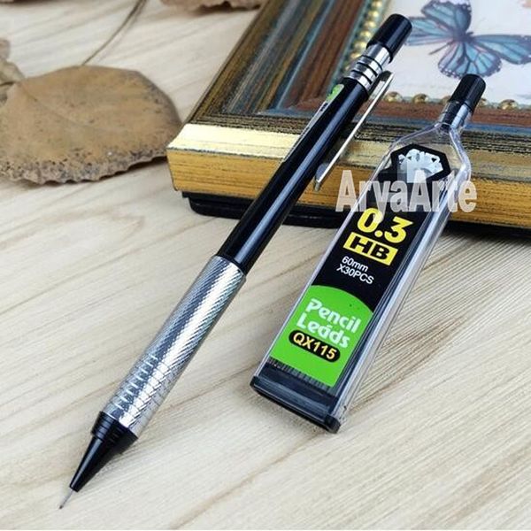0.3 0.5 0.7 0.9 mm mechanical pencil plastic & metal lead holder for school stationery supplies drawing pencil, Blue;orange
0.3 0.5 0.7 0.9 mm mechanical pencil plastic & metal lead holder for school stationery supplies drawing pencil, Blue;orange