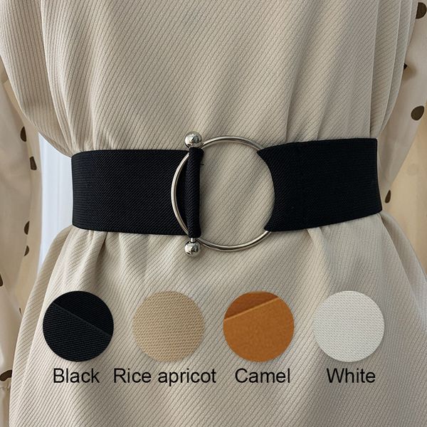 vrchic 2020 summer belts for women simple waist elastic belts ladies round buckle decoration coat sweater fashion dress belt, Black;brown
vrchic 2020 summer belts for women simple waist elastic belts ladies round buckle decoration coat sweater fashion dress belt, Black;brown