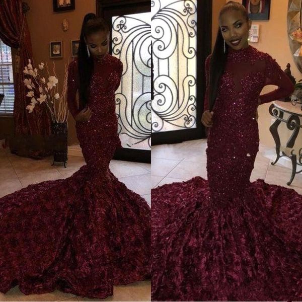 black girls lace mermaid long prom dresses 2019 long sleeves tulle applique beaded 3d floral sweep train formal party wear gowns bc1421
black girls lace mermaid long prom dresses 2019 long sleeves tulle applique beaded 3d floral sweep train formal party wear gowns bc1421