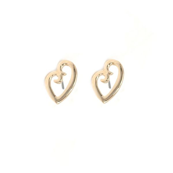 2019 autum new arrival angle's wing small heart alloy women fashion stud earrings, Golden;silver 
2019 autum new arrival angle's wing small heart alloy women fashion stud earrings, Golden;silver