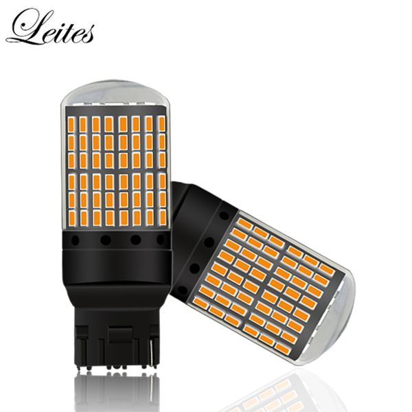 2pcs no hyper flash t20 7440 w21w led bulbs 3014 chips 144 smd led lights for car auto brake slamp reverse light bulbs amber
2pcs no hyper flash t20 7440 w21w led bulbs 3014 chips 144 smd led lights for car auto brake slamp reverse light bulbs amber