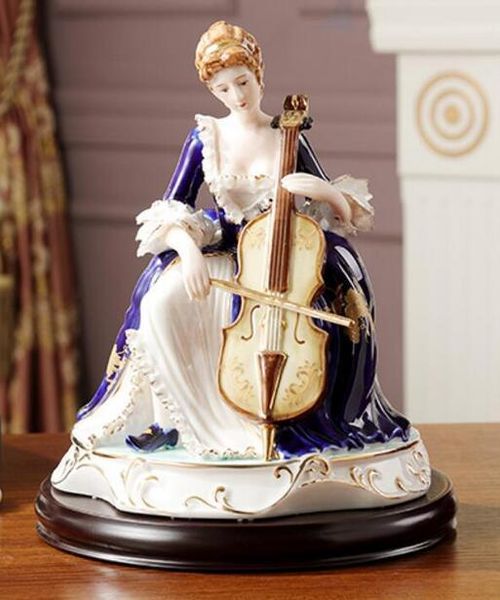 европейские керамические фигуры мебелирования luxury living room american американских женщин playing cello лидирующий art домашнее украшени 
европейские керамические фигуры мебелирования luxury living room american американских женщин playing cello лидирующий art домашнее украшени