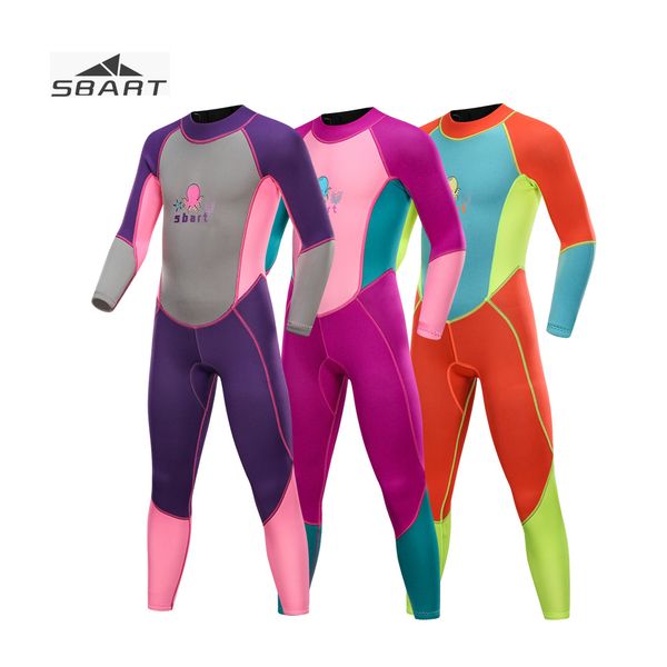 sbart 2mm neoprene girl's one-piece wet suit for 2-13 years teenagers youth sunscreen thermal long sleeve conjoined swimsuit
sbart 2mm neoprene girl's one-piece wet suit for 2-13 years teenagers youth sunscreen thermal long sleeve conjoined swimsuit